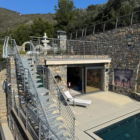 Apartmán Villalino Tre Palme, Pool, 2 Schlafzimmer, 2 Baeder, Pool, Terrasse, Outdoor Fitness