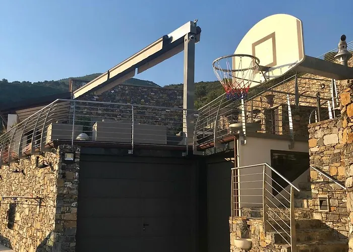 Villalino Tre Palme, Pool, 2 Schlafzimmer, 2 Bäder, Pool, Terrasse, Outdoor Fitness Apartment Alassio